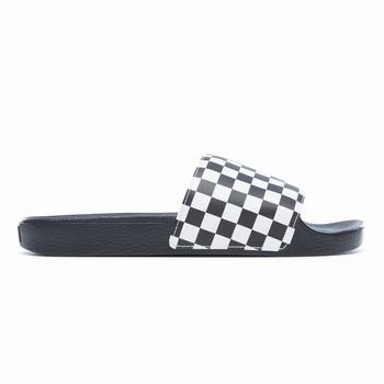 Férfi Vans Checkerboard Slide-On Strandpapucs VA1502483 Fehér